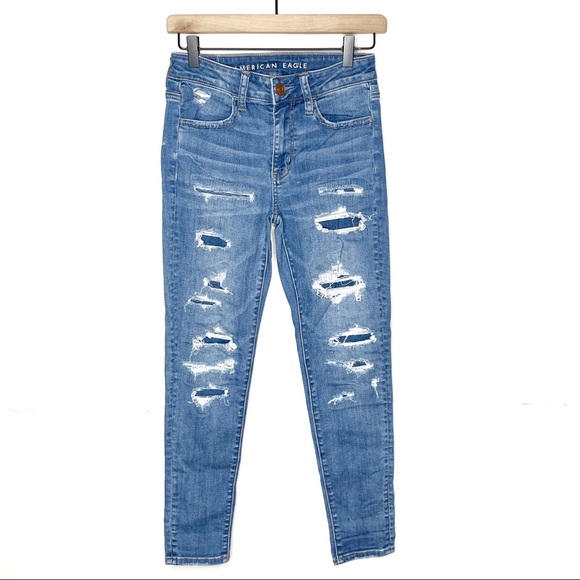 AMERICAN EAGLE Hi-Rise Jegging Crop Jeans - Picture 3 of 10